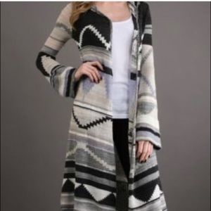 EUC Free People lima cardigan. Tribal cardigan.
